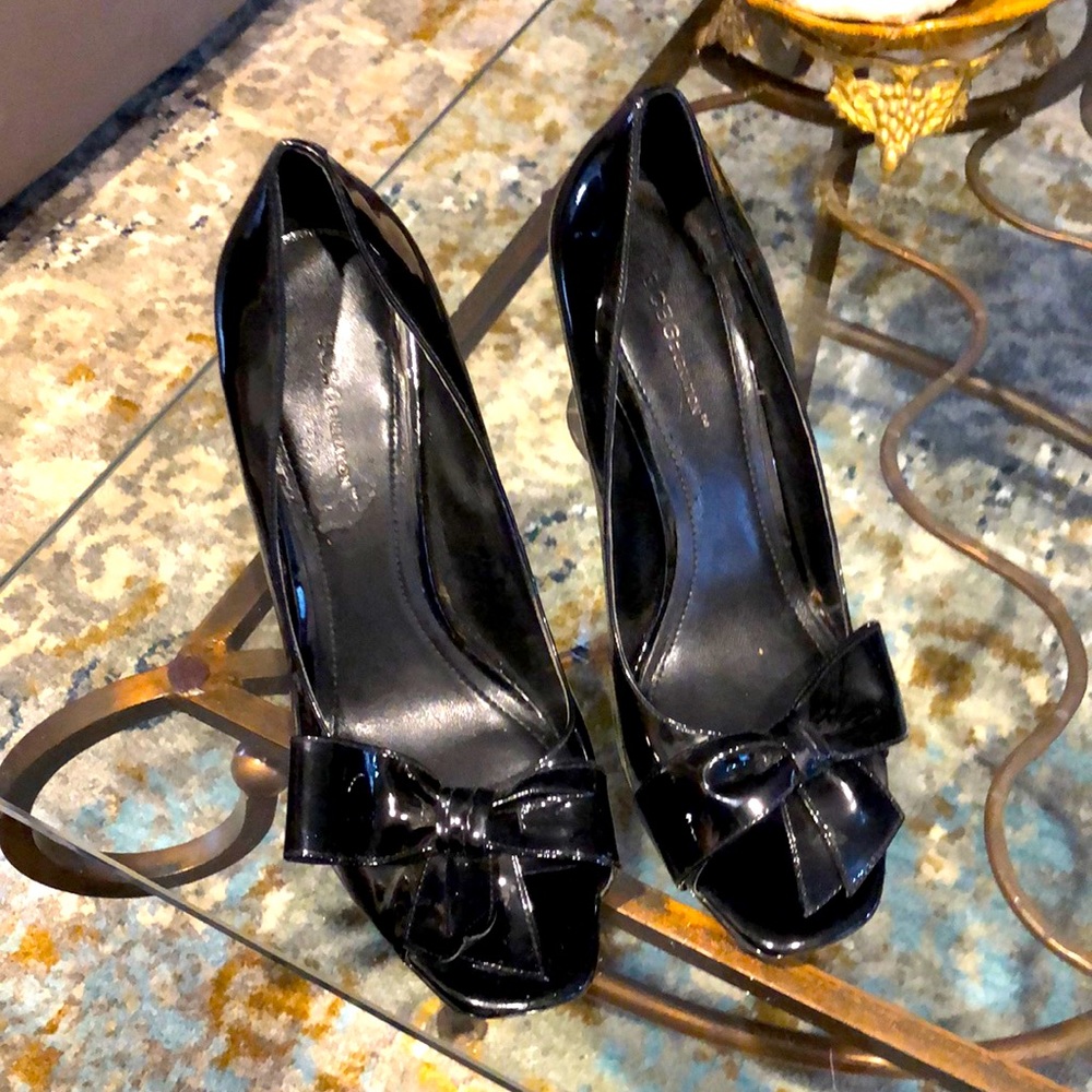 BCBG patent leather heels